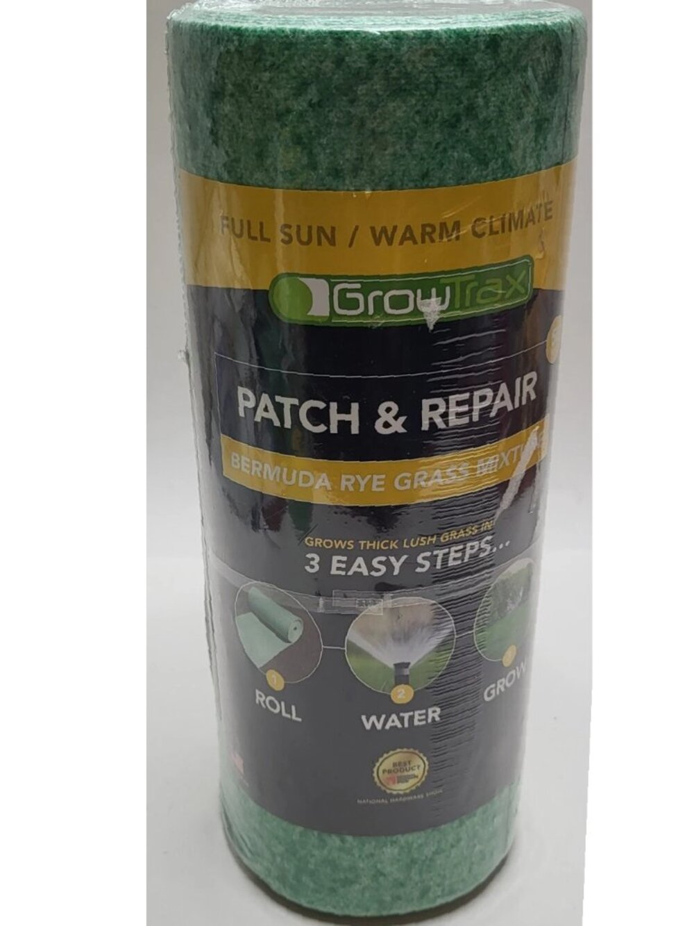 GrowTrax Patch & Repair Bermuda Rye Grass Mixture Covers up to 50 Sq. Ft. READ